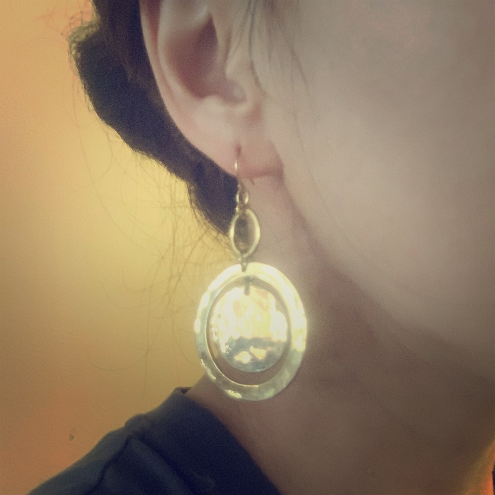 Vintage Golden Earrings